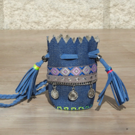 festival mini tasje Denim Muntjes