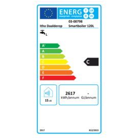 Elektrische boiler 120L Daalderop Smart Mono