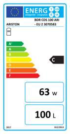 CV-boiler 100L Ariston BDR 100