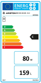 Ariston BDR 150 liter