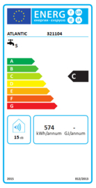 Keukenboiler 30L Atlantic Mono Up 30