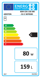 CV-boiler 150L Ariston BDR 150
