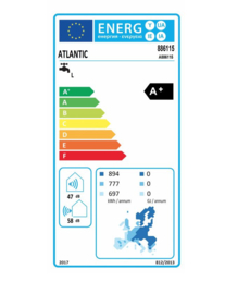 Warmtepompboiler 200L Atlantic explorer V5 VS 200