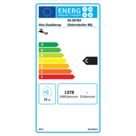 Elektrische boiler 80L Daalderop Mono-Plus