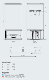 Ariston Lydos Hybrid Wifi 100 liter