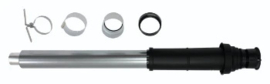 Dakdoorvoer 80/125 Alu/staal