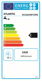 Elektrische Boiler 150L 3 kW Atlantic Zeneo Hybride