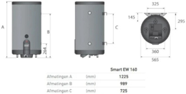 CV-boiler 161L ACV Smart EW 160