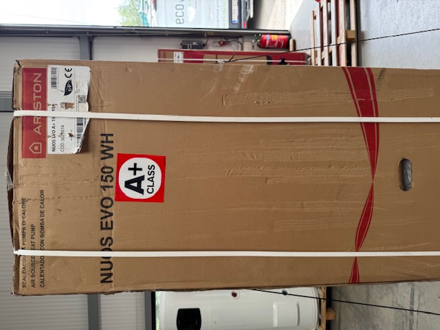 Tweede kans Warmtepompboiler 150L Ariston Nuos Evo A+ 150 WH (zonder wifi)