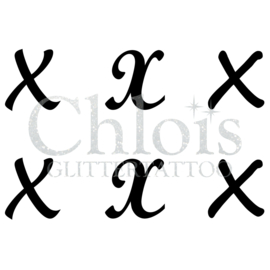 Letter X (Multi Stencil 6)