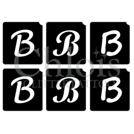 Letter B (Multi Stencil 6)