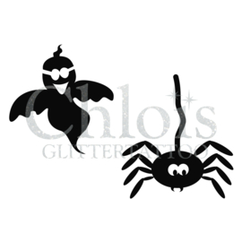 Ghost & Spider (Duo stencil)