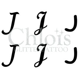 Letter J (Multi Stencil 6)