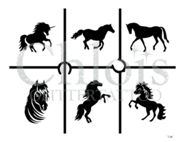 Horses (Theme Stencil)