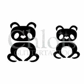 Panda Bear (Duo Stencil)