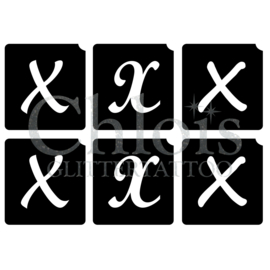 Letter X (Multi Stencil 6)