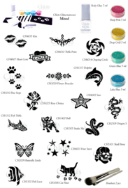 Chloïs Glittertattooset Mixed