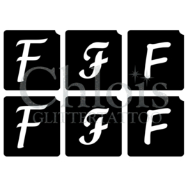 Letter F (Multi Stencil 6)