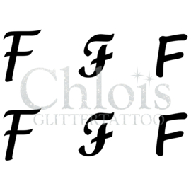 Letter F (Multi Stencil 6)
