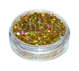 Chloïs Glitter Flakes Laser Gold 250 gram