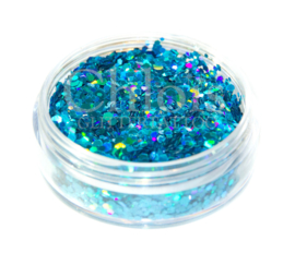 Chloïs Glitter Flakes Laser Blue 250 gram