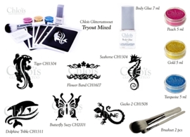 Chloïs Tryout Glittertattooset Mixed