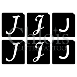 Letter J (Multi Stencil 6)