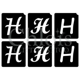 Letter H (Multi Stencil 6)