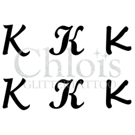 Letter K (Multi Stencil 6)