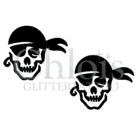 Pirate Skull (Duo Stencil)