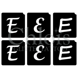Letter E (Multi Stencil 6)