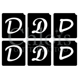 Letter D (Multi Stencil 6)