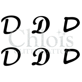 Letter D (Multi Stencil 6)