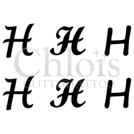 Letter H (Multi Stencil 6)