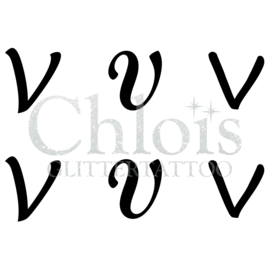 Letter V (Multi Stencil 6)