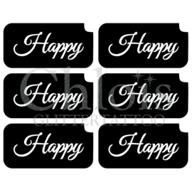 Happy (Multi Stencil 6)