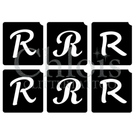 Letter R (Multi Stencil 6)