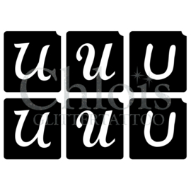 Letter U (Multi Stencil 6)