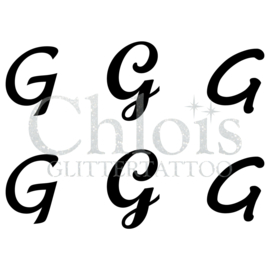 the letter g in different fonts