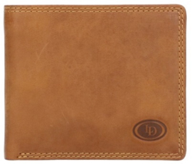 Leder Cognac billfold klein