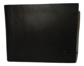 Lederen billfold flat liggend