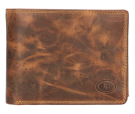 Leder Cognac billfold standaard