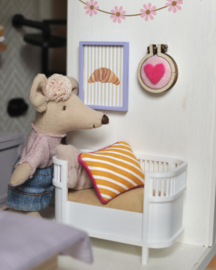 Poppenhuis - mini wandhanger hartje