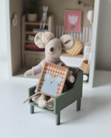 Poppenhuis mini kunst - muis