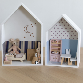 Poppenhuis stickers - Mini dots effen