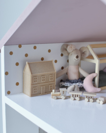 Poppenhuis stickers - Mini dots effen