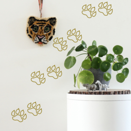 Wall sticker- tiger paw