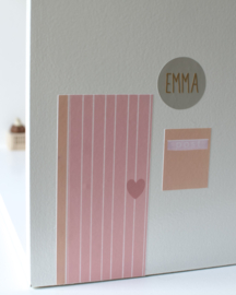 Poppenhuis stickers - Muurcirkel met naam