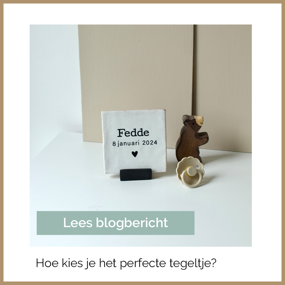 Hoe kies je het perfecte tegeltje als kraamcadeau?