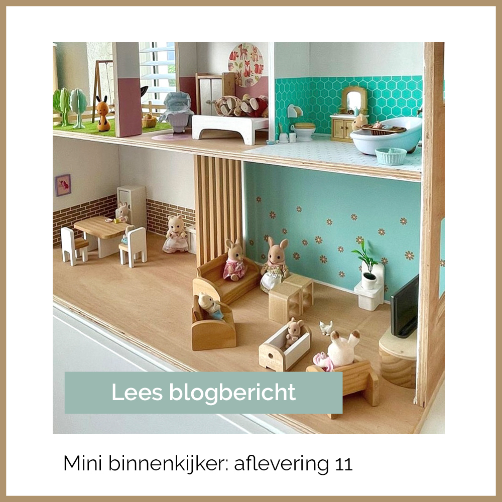 Mini binnenkijker aflevering 10: het poppenhuis van oma in ere hersteld
